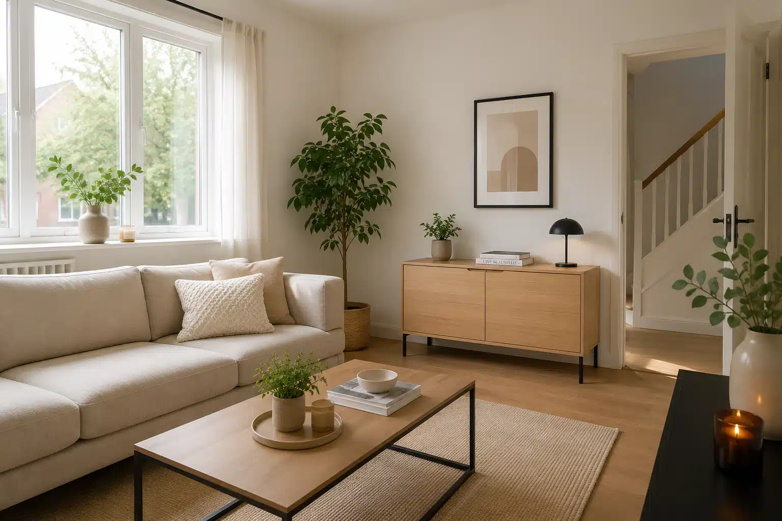 Freshly cleaned home interior
